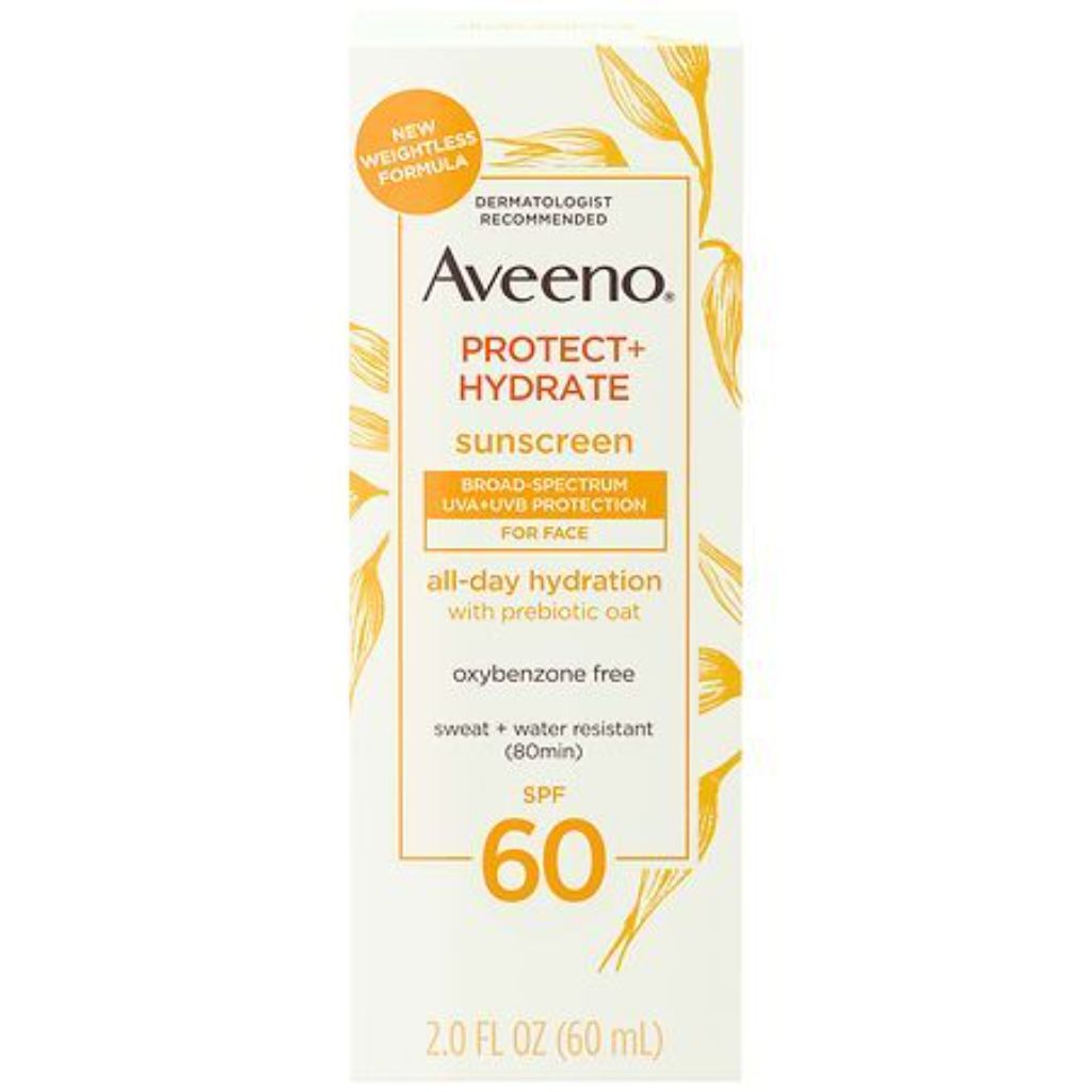 Aveeno Protect + Hydrate Face Sunscreen Lotion with SPF 60  2 fl. oz