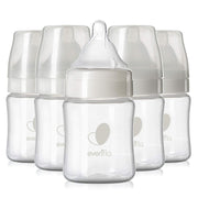 Evenflo Feeding Premium Proflo Venting Balance Plus Wide Neck Baby, Newborn and Infant Bottles - 5 Ounce (Pack of 6)