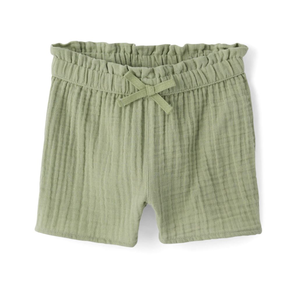 The Children's Place Girls Ruffle Shorts, Misty Glen, 5-6 US Multi