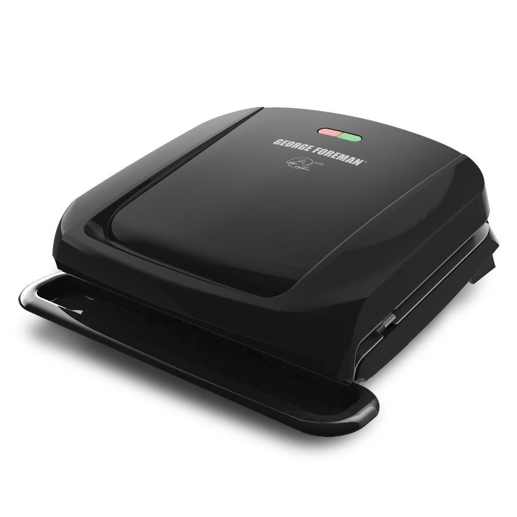 George Foreman4-Serving Electric Grill & Panini Press - Black