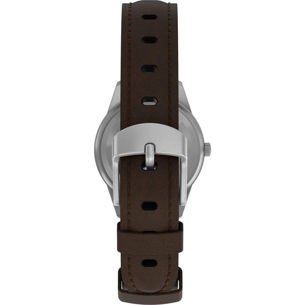 Timex Women's T41181 Expedition Field Mini Black/Brown Nylon/Leather Strap Watch
