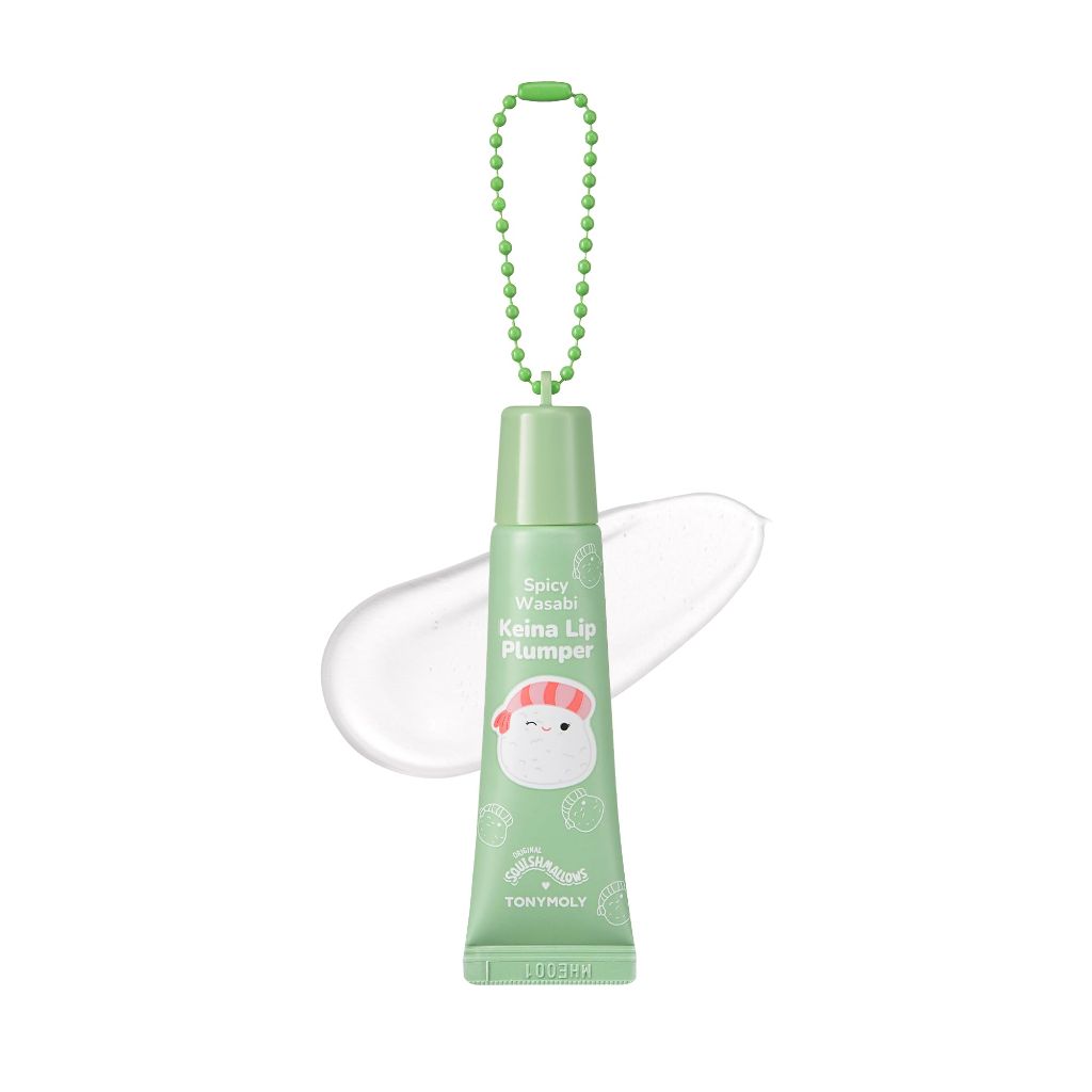 TONYMOLY x Squishmallows Keina Keychain Lip Gloss - 11ml (Limited Edition)
