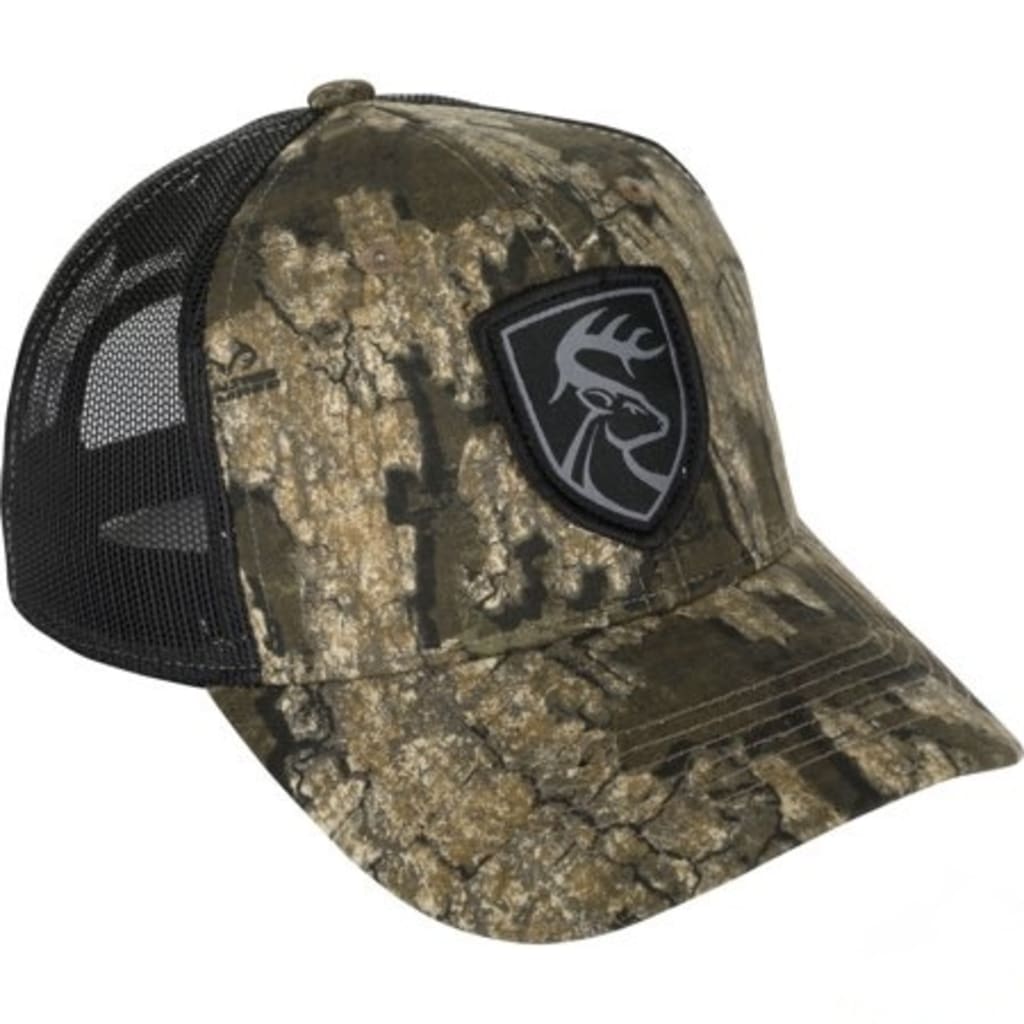 Non-Typical by Drake - Mesh Back Patch Logo Cap - Real Tree Timber