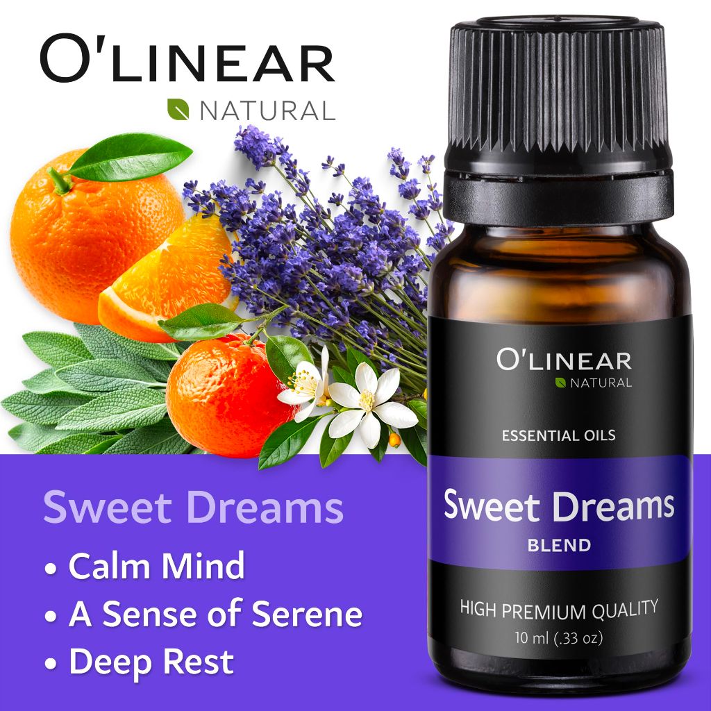 O'linear Essential Oils 6 Blends Set - Perfect for Humidifiers and Diffusers, Various Scents
