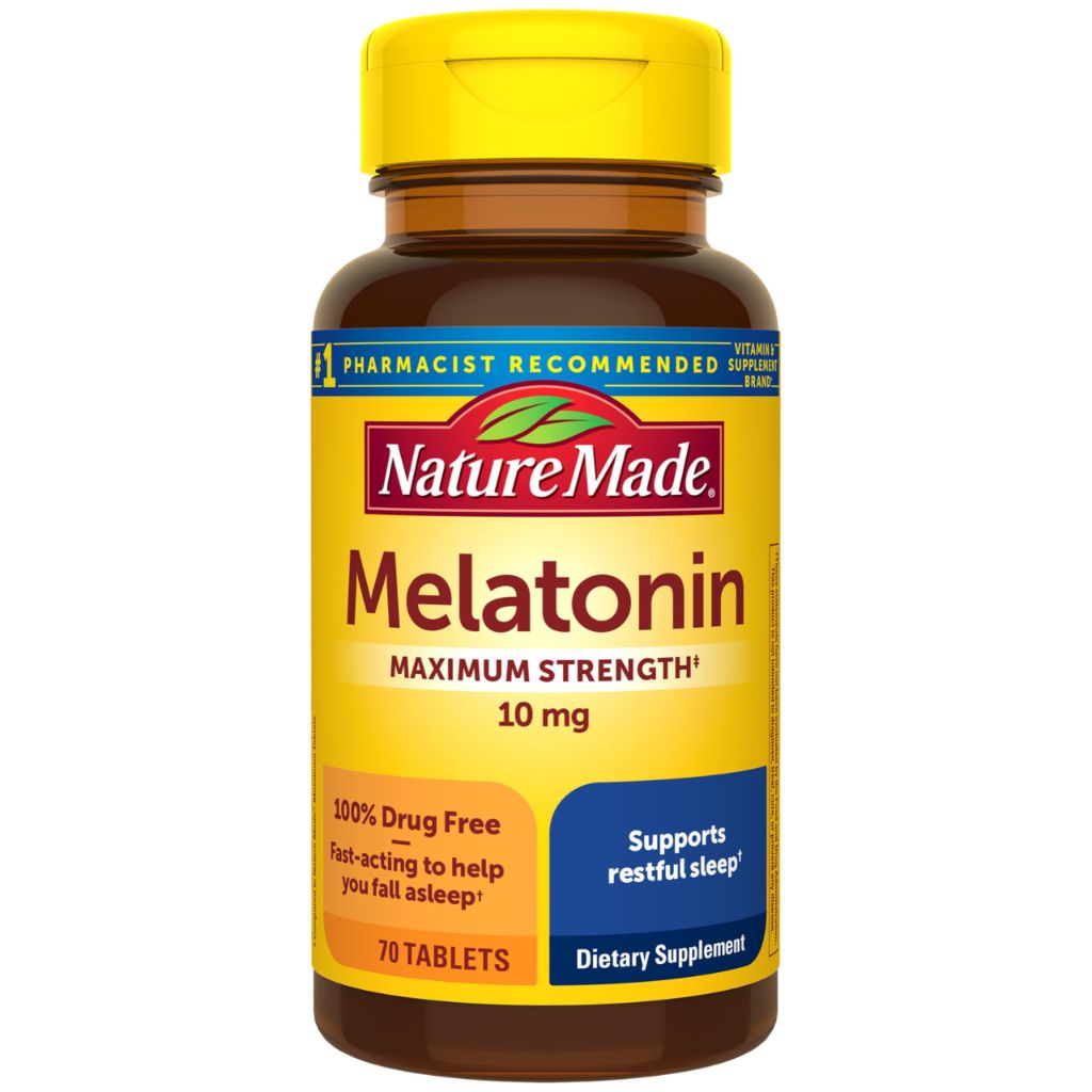 Nature Made Maximum Strength Melatonin 10mg - 70 Tablets