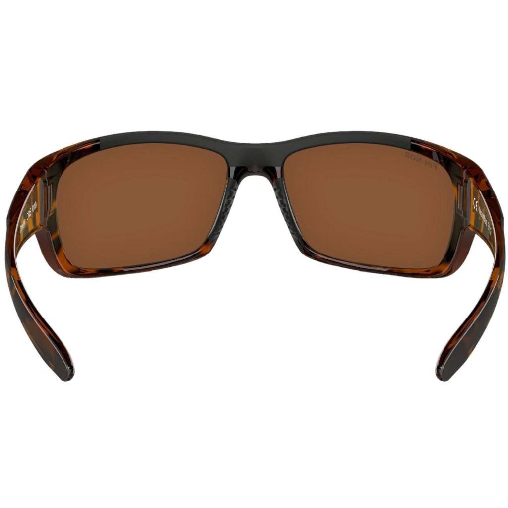 Fin-Nor Dredge Sunglasses - Shiny Java Tortoise Frame/Copper Glass Lens