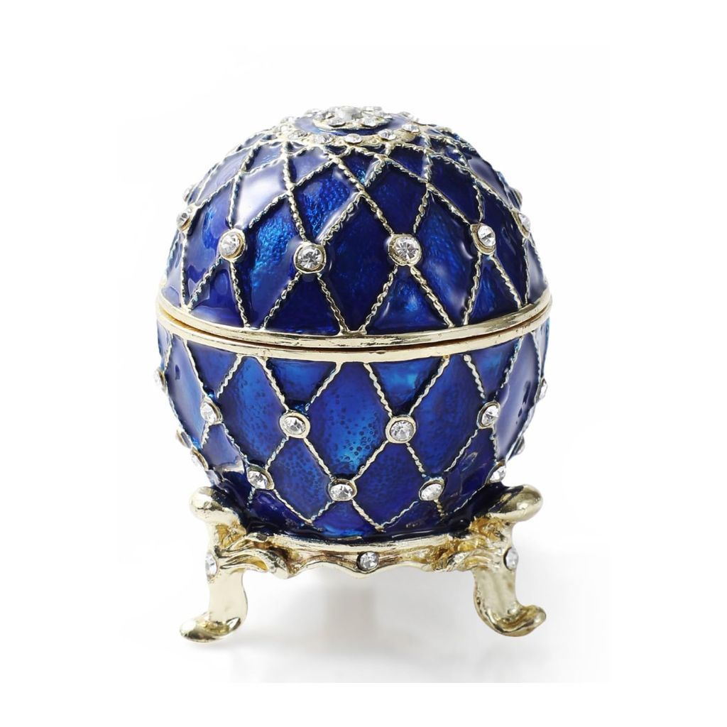 NIODAY Hand Painted Enamel Trinket Box