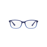 Vogue Eyewear Womens VO5163 Rectangular Prescription Eyewear Frames, Opal Blue Gradient Blue/Demo Lens, 51 mm