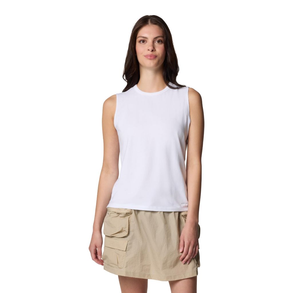 Columbia Women's Sun Trek Tank II, White, Large