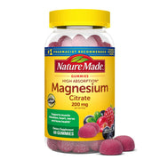 Nature Made High Absorption Magnesium Citrate for Muscle, Nerve, Bone and Heart Support, 60 Gummies