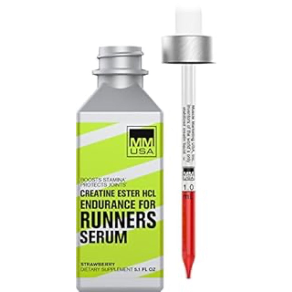 MMUSA Runners Creatine Serum. Higher Speed, Longer Run, Cellular Energy, Faster Recovery. Easily Absorbed. Do Not Cause Water Gain. with Creatine HCL + L-Glutamine + L-Carnitine & Guarana Extract (B007VC8CWS)