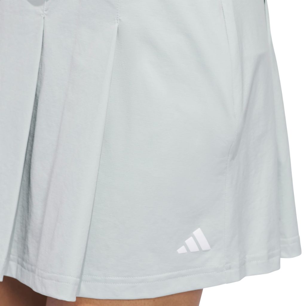 Adidas Women's Ultimate365 Tour TWISTKNIT Pleated Skort, Wonder Silver, Large