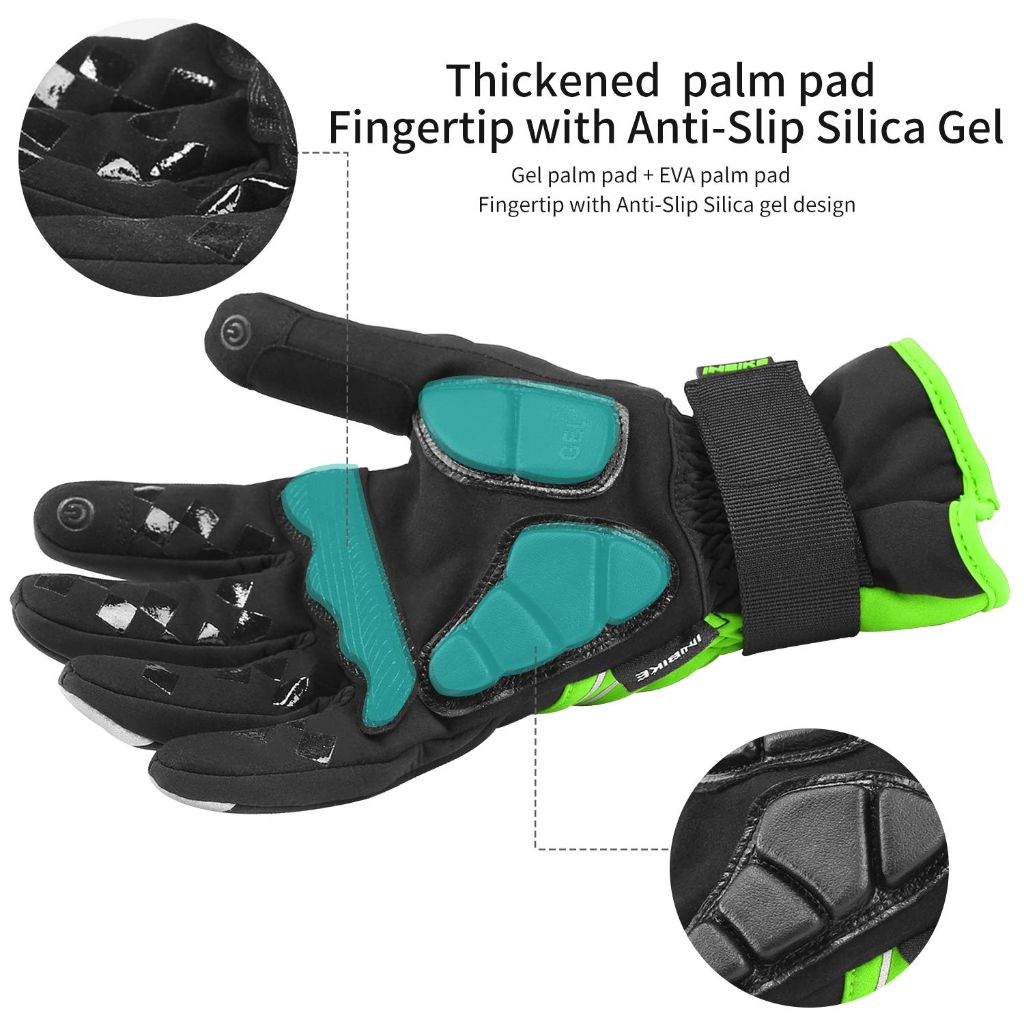 INBIKE Cycling Gloves for Men for Cold Weather Riding, XL