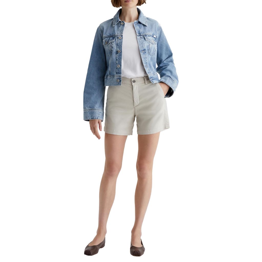 AG Jeans Women's Jude Mid Rise Chino Short, 27