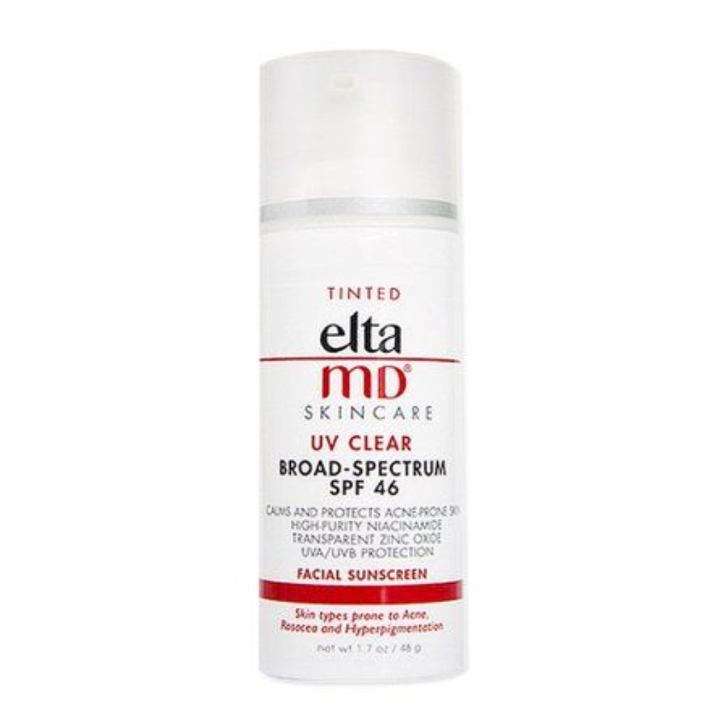 EltaMD UV Clear Tinted Sunscreen for Face - Deep Tinted SPF 46 with Zinc Oxide  Oil-Free  Dermatologist Recommended  1.7 Oz