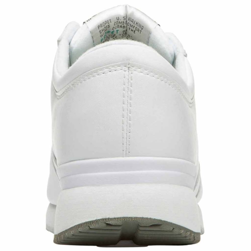 Propét Men LifeWalker Strap Sneaker, White, 7 Wide