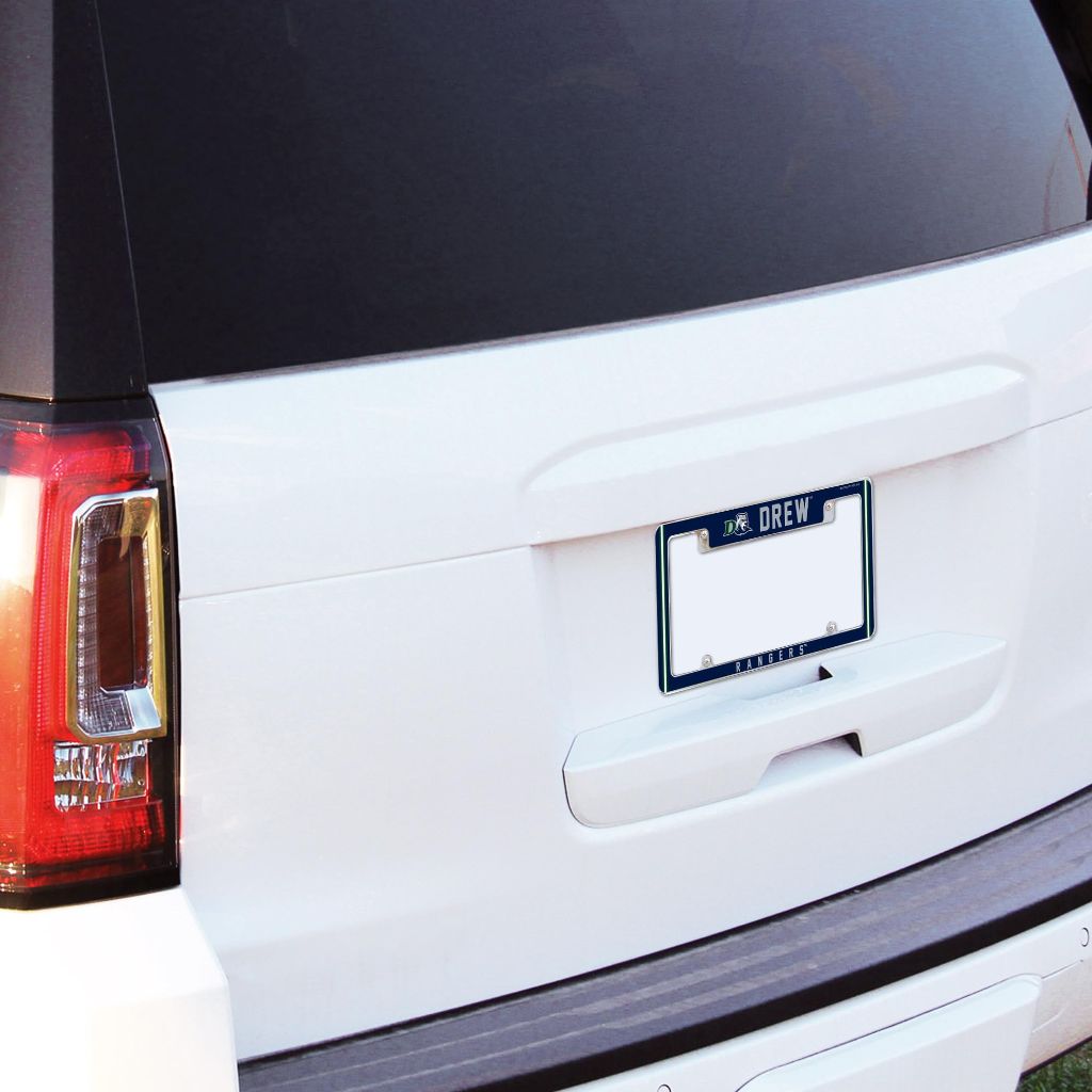 Rico Industries NCAA Drew Rangers 12" x 6" Chrome All Over Automotive License Plate Frame for Car/Truck/SUV