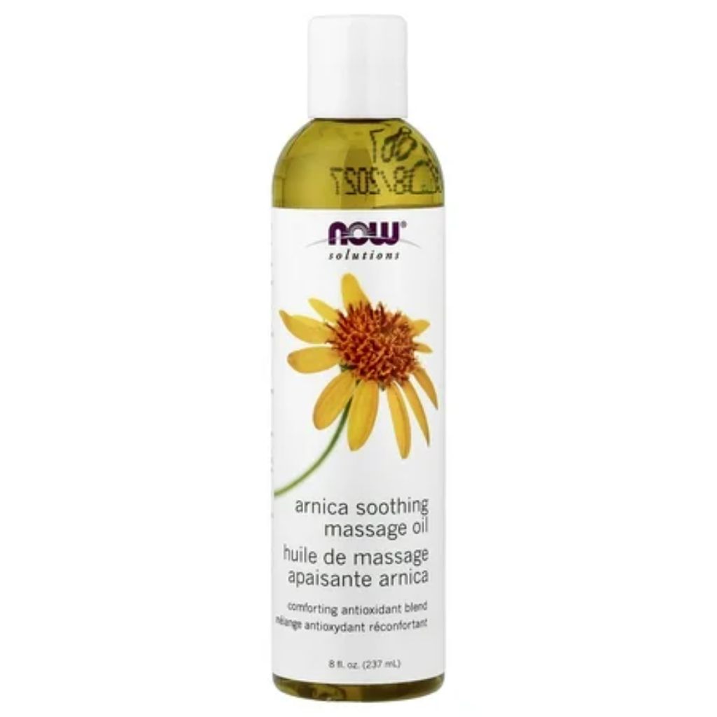 NOW Solutions Arnica Warming Relief Massage Oil  8 Fl Oz
