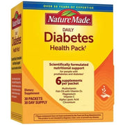 Nature Made Diabetes Health Pack Daily Supplement Packets  30 Ct