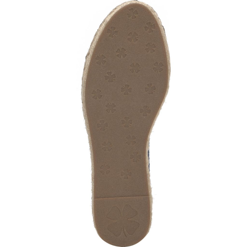 Lucky Brand Orena Knit Espadrille Sandal, Dark Chambray, 7