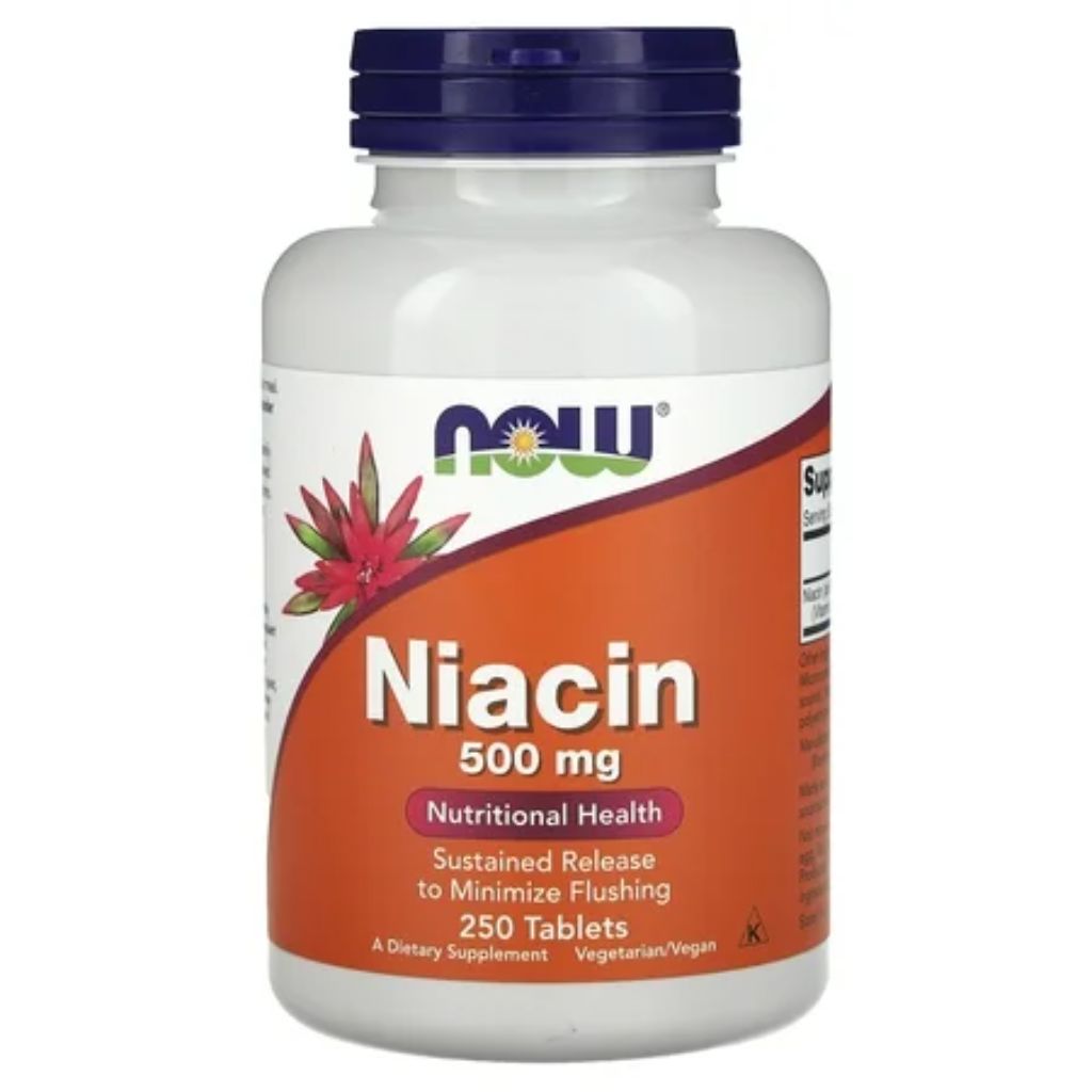 Now Foods Niacin 500mg 250 Tablet