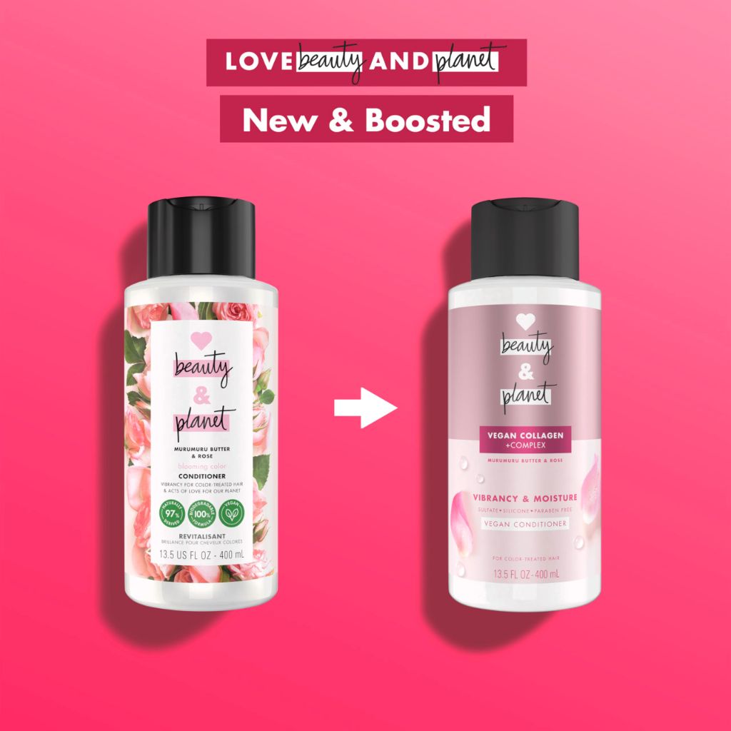 Love Beauty and Planet Vegan Collagen Moisture Conditioner Murumuru Butter & Rose  | 13.5oz
