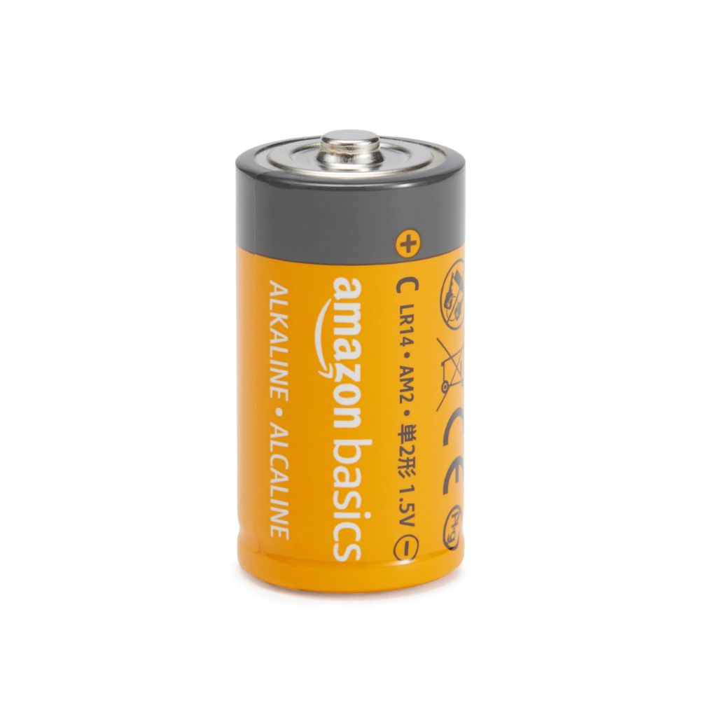 Amazon Basics Alkaline All-Purpose Batteries - C Cell - 12 Count