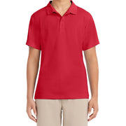 Izod Mens Short Sleeve Performance Polo Shirt, Red-646, 34-35  (Size S)