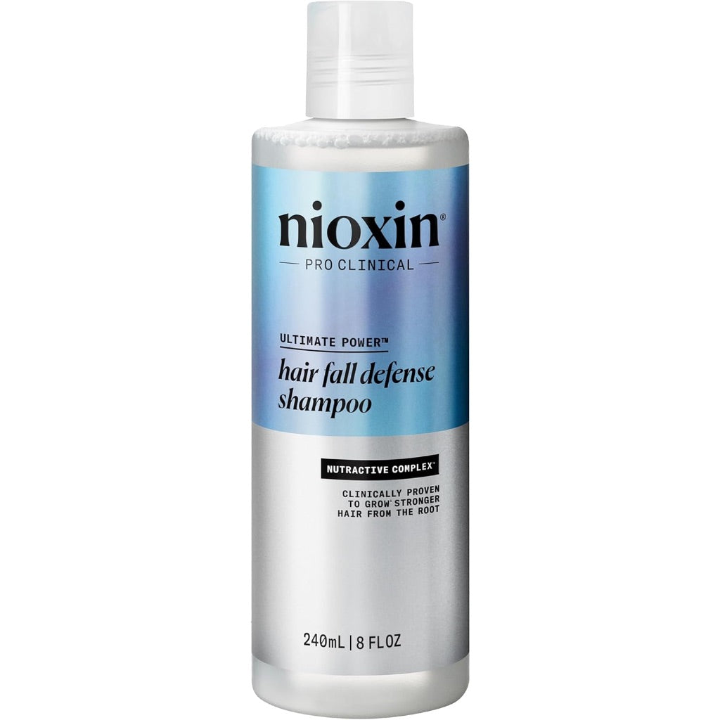 Nioxin Hair Fall Defense Shampoo | Activates Hair Follicles for Visibly Less Hair Loss| With Lauric Acid, Caffeine, Niacinamide and Sandalore