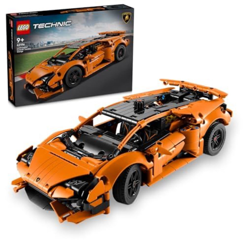LEGO Technic Lamborghini Huracán Tecnica Orange Building Set, 42196 - 806 Pcs