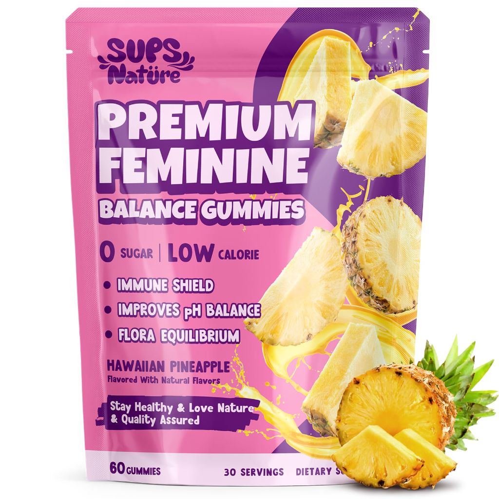 Women's Probiotic Gummies Nutrition Premium Feminine Balance Gummies - 60 Gummies 30 Servings