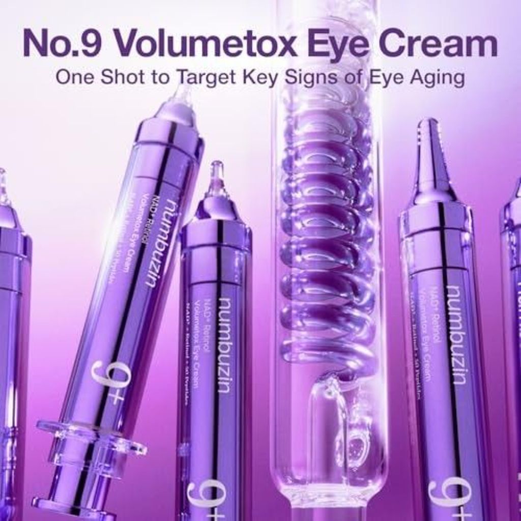 Numbuzin No.9 NAD+ Retinol Volumetox Eye Cream - 10ml