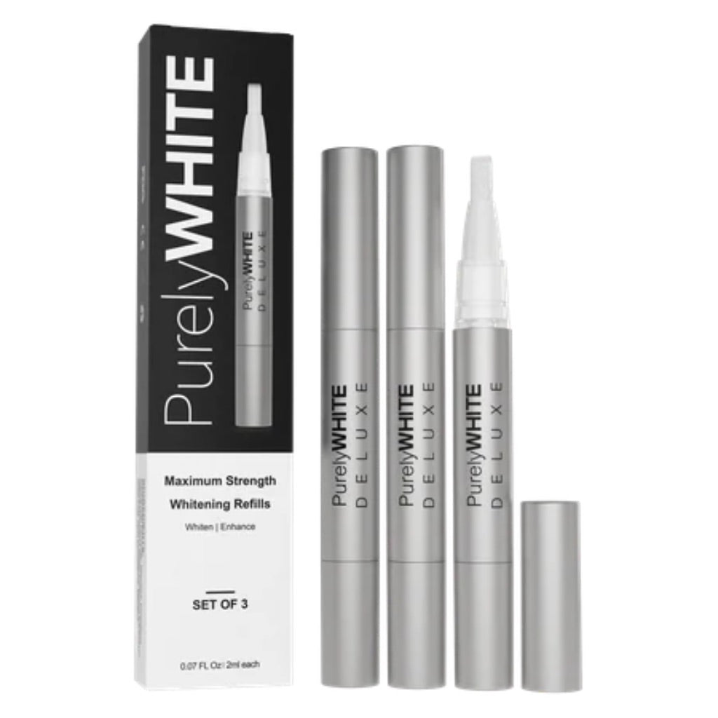 PurelyWHITE DELUXE Whitening Kit Refills  Maintain Your Beautiful Smile  Teeth Whitening Results In Just 7 Minutes