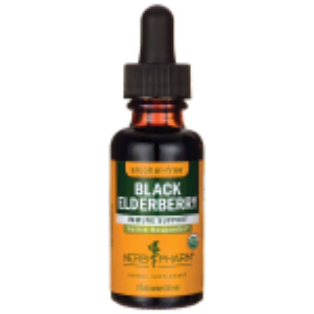 Herb Pharm, Black Elderberry Glycerite, 1 Oz