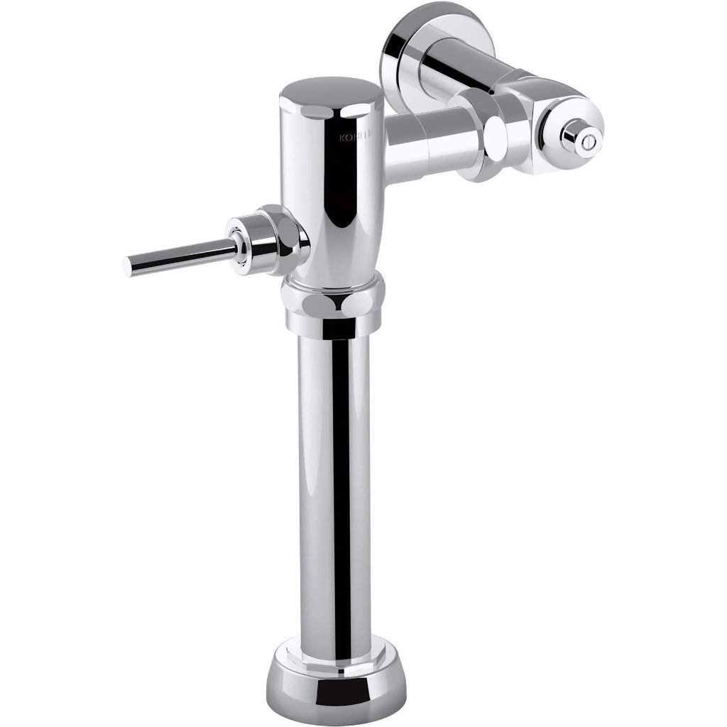 Kohler K-76321-CP PRIMME Manual flushometer Valve for 1.28 gpf toilet POLISHED Chrome