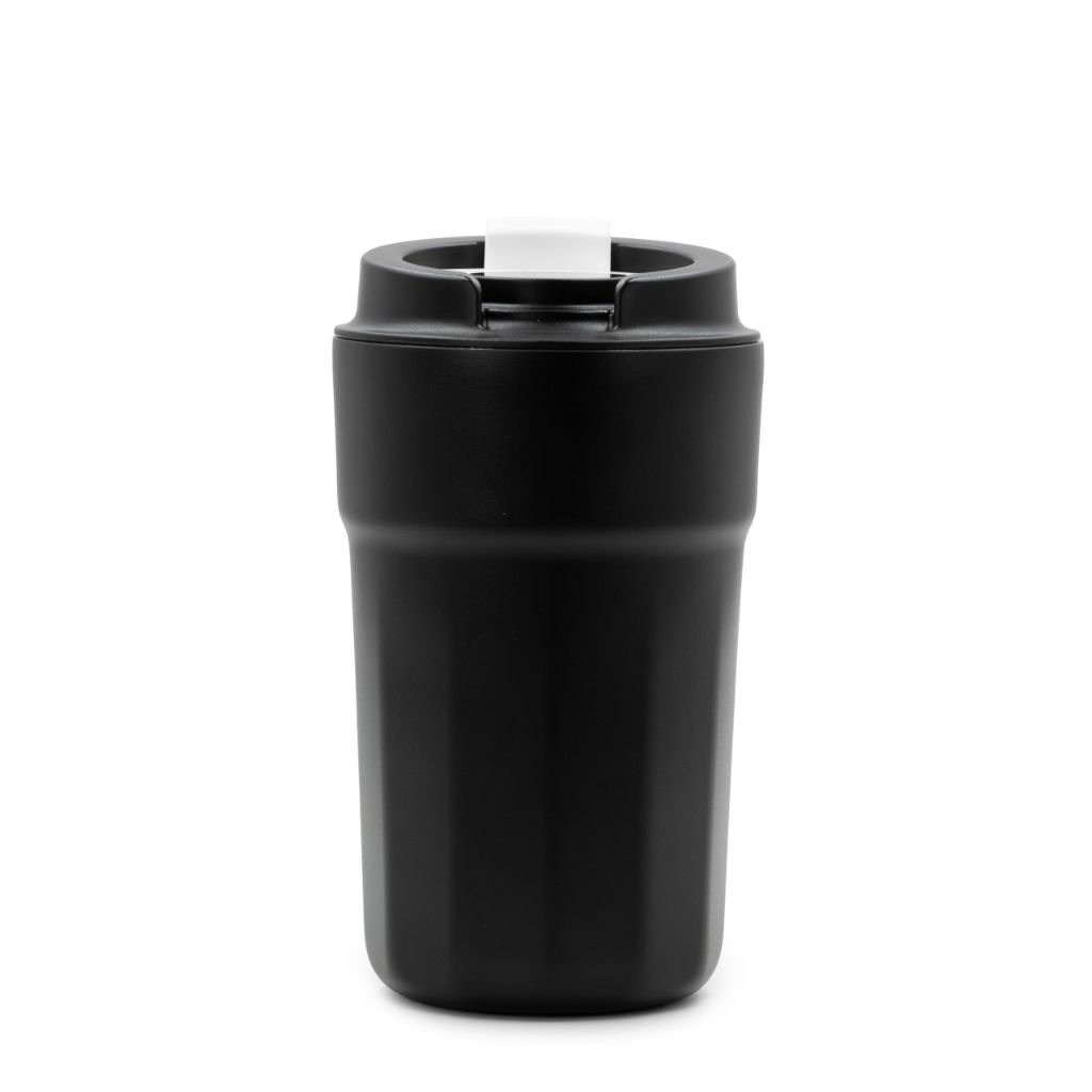 Vapur All Purpose Reusable Insulated Tumbler Cup with Flip Top Lid, Black - 12oz (Pack of 1)