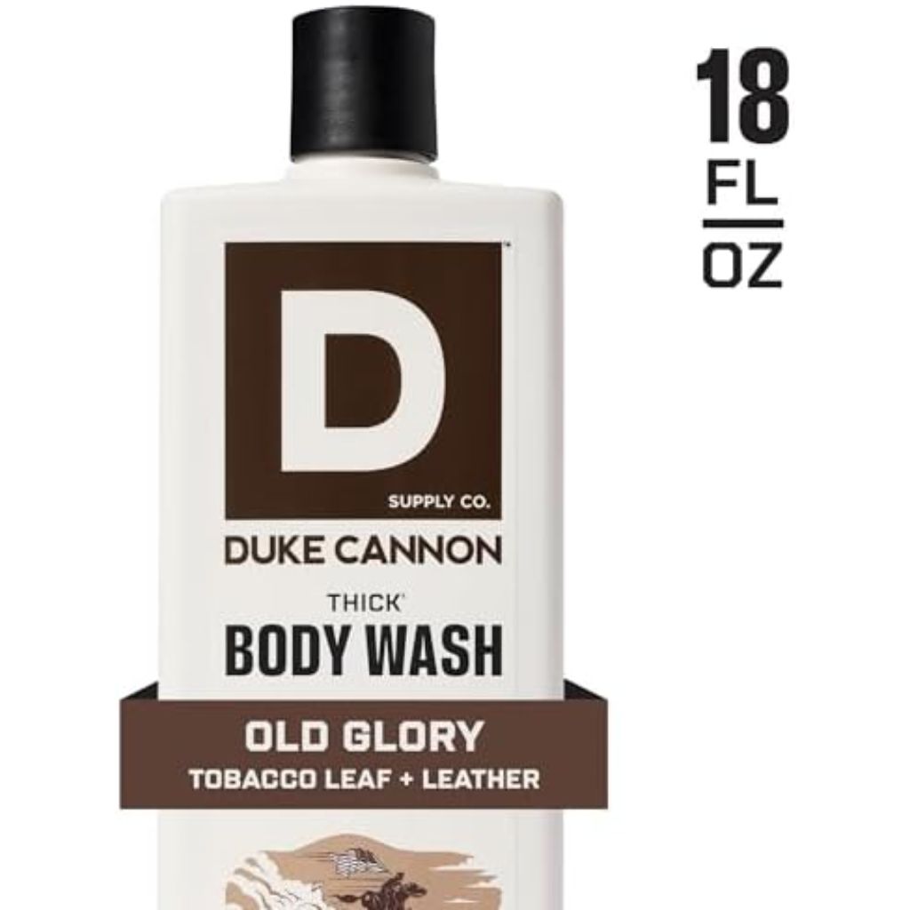 Duke Cannon Supply Co. Thick High Viscosity Men's Body Wash - Old Glory (Tobacco Leaf + Leather) 18 fl. oz. (3 Pack)