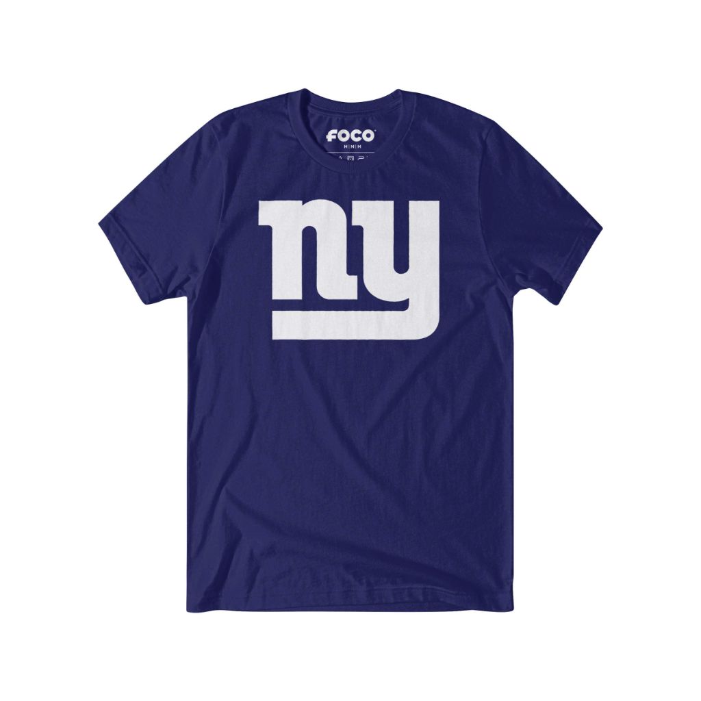 SZ L, FOCO New York Giants Primary Logo Primary Color T-Shirt | Navy