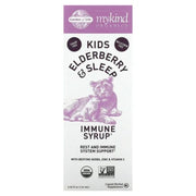 Mykind Organics  Kids Elderberry & Sleep  Immune Syrup with Bedtime Herbs  Zinc & Vitamin C  3.92 fl oz (116 ml)  Garden of Life