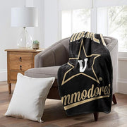 Northwest NCAA Vanderbilt Commodores Unisex-Adult Raschel Throw Blanket, 50" x 60", Signature
