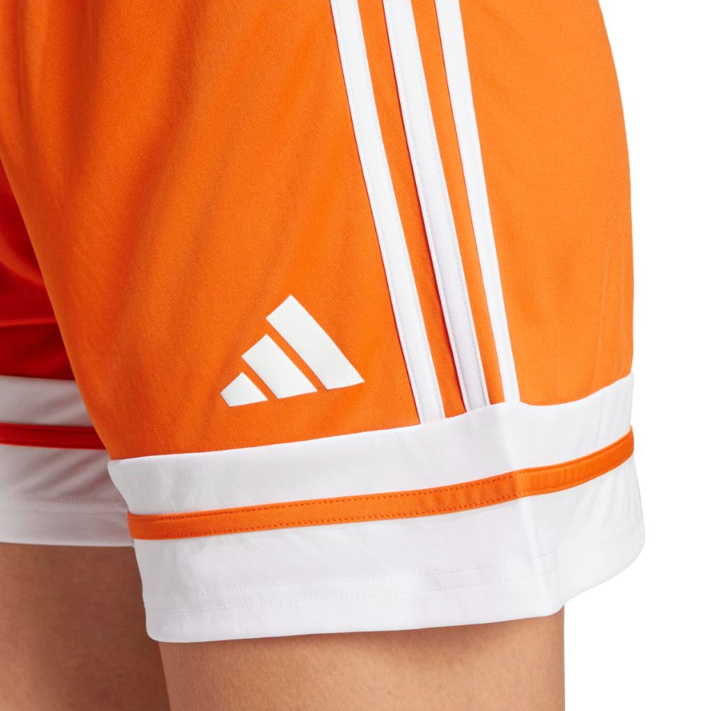SZ M, Adidas Women's Squadra 25 Soccer Shorts, Team Orange/White