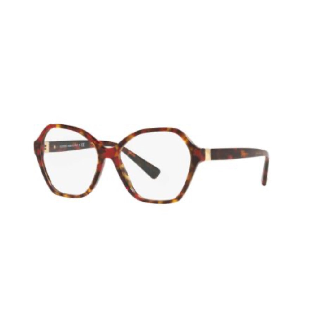 Valentino Women's VA3073 5194 Eyewear Frames - Red Havana, 53/15/140