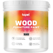 All-in-One Chalk Matte Paint for Wood Furniture - 30min Quick-Dry, No Primer or Topcoat Needed, Water-Based -  1qt (Black)