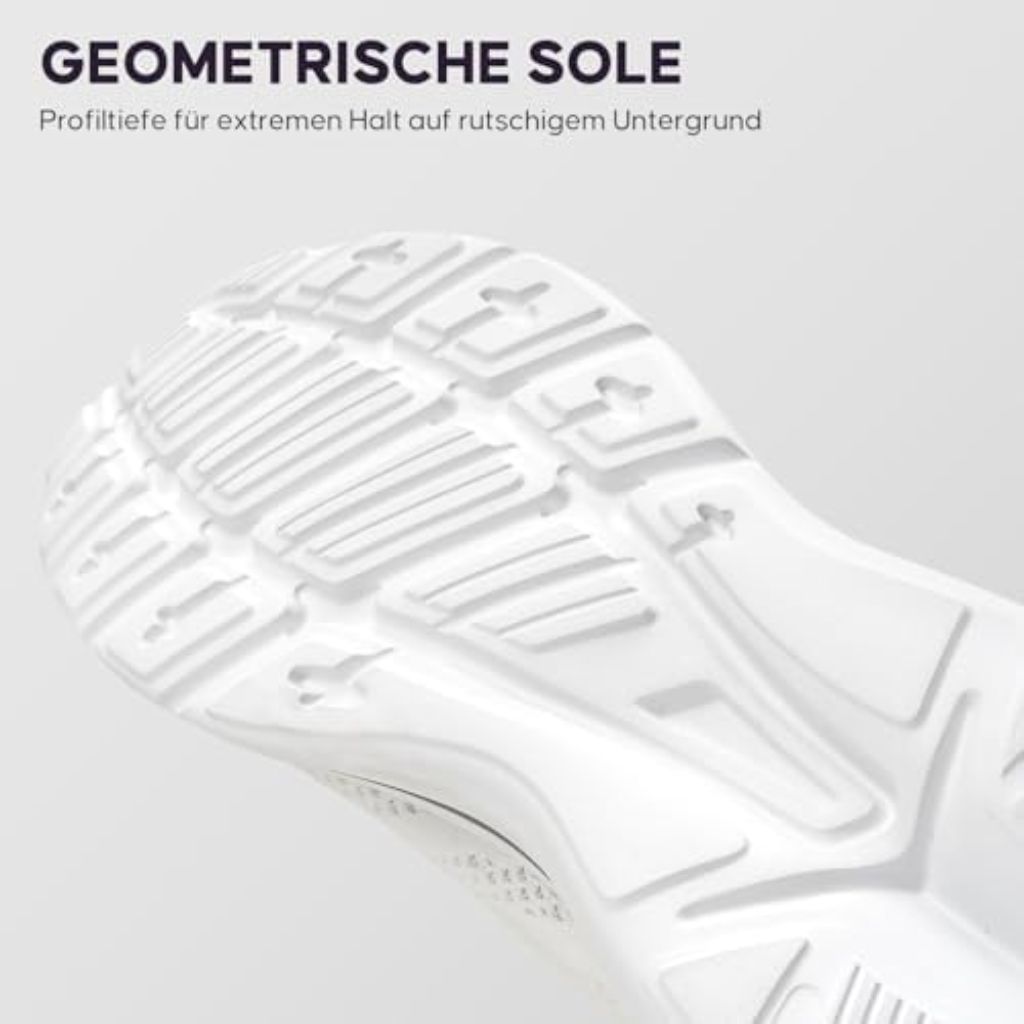 Men's Slip-On Laceless Walking Shoes - White, Size 10