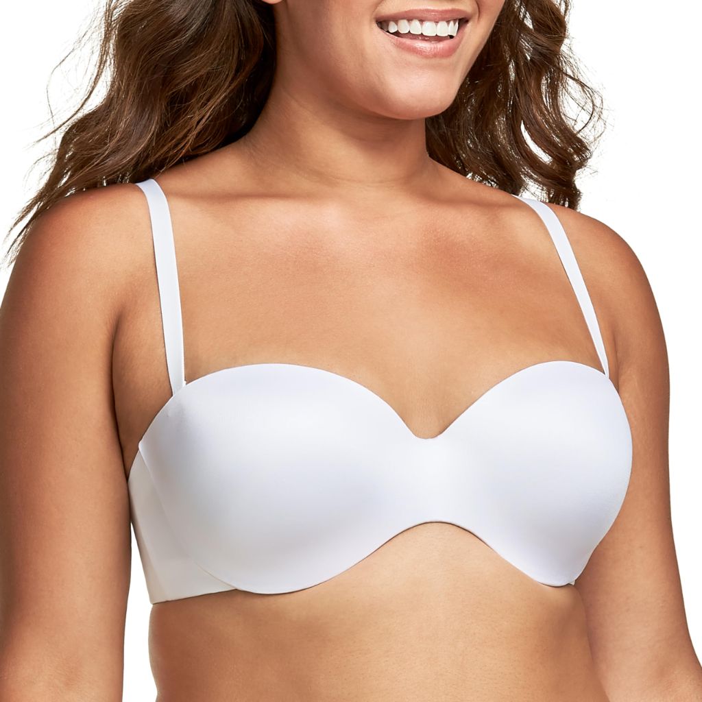 SZ 40C  Maidenform women's Live in Luxe Full Coverage Strapless Multiway Dm9472 Bras, White