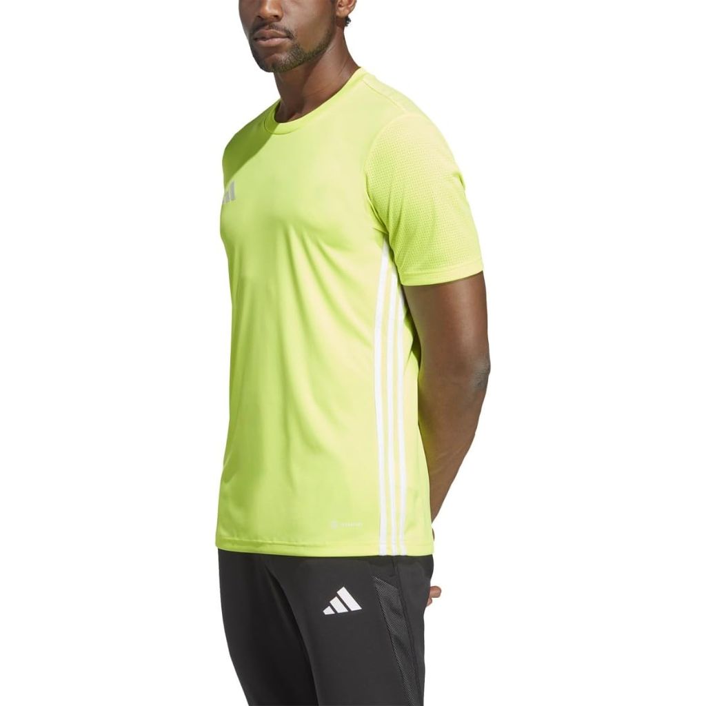 adidas Men's Tabela 23 Jersey - Team Solar Yellow/White, Size Large Tall+3"