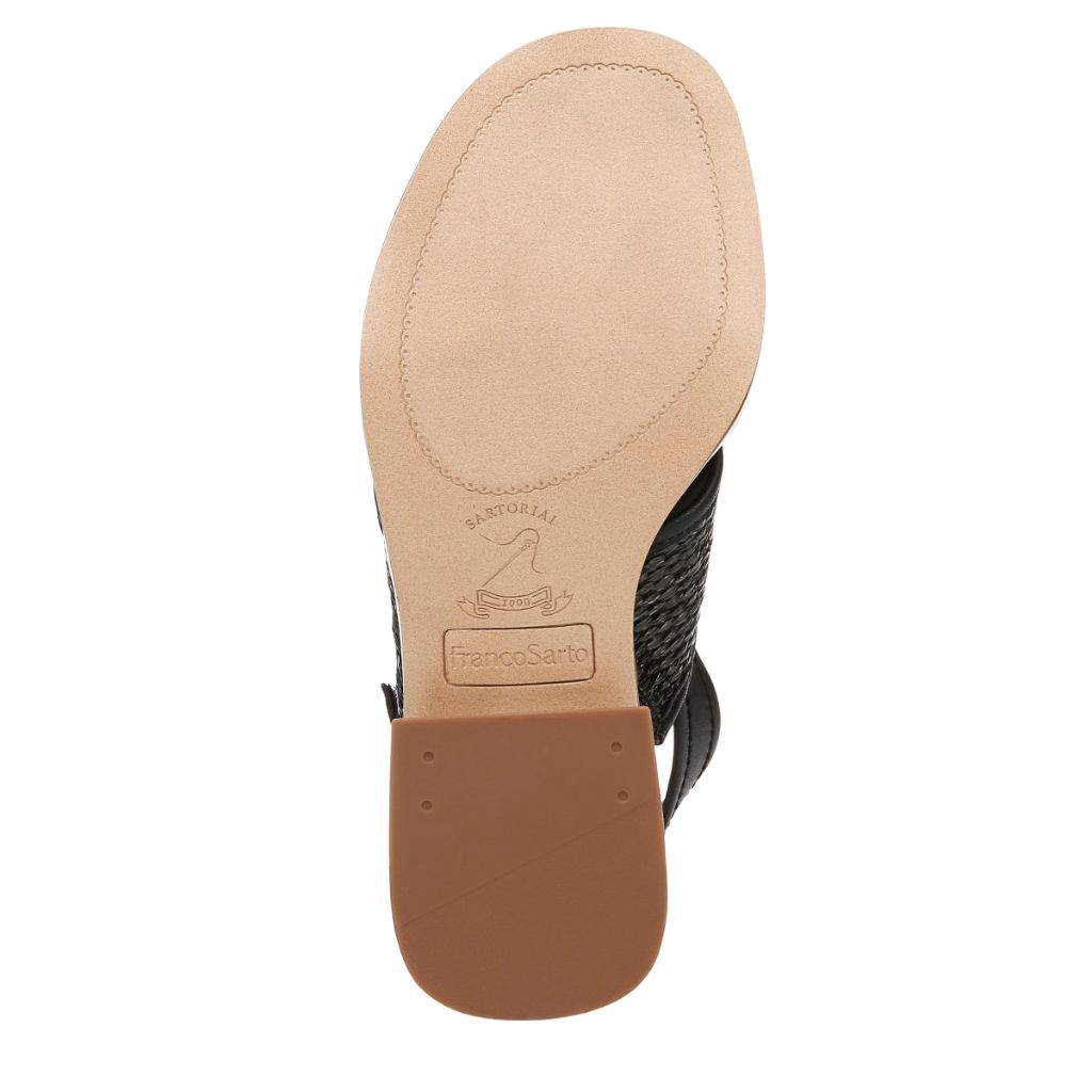 SZ 9M, Franco Sarto Womens Silvie Heeled Sandal Black