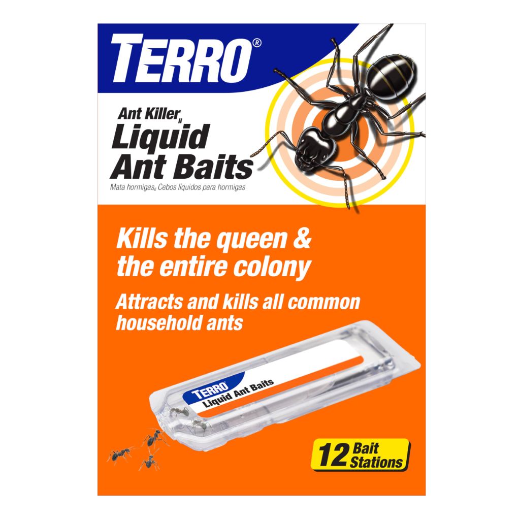 TERRO Ant Killer Bait Stations T300B - Liquid Bait to Eliminate Ants - Bait System - 12 Count Stations for Effective Indoor Ant Control