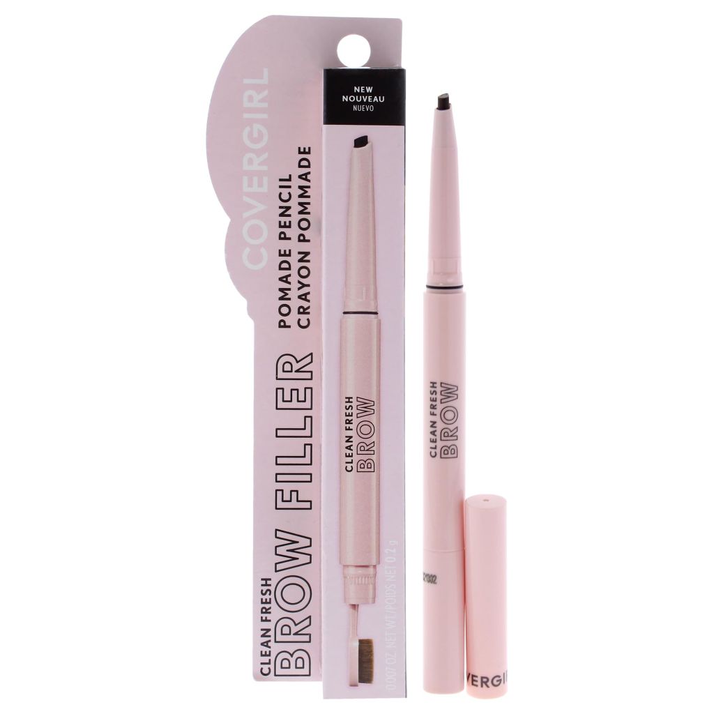 Covergirl Clean Fresh Brow Filler Pomade, 700 Black Brown, Eyebrow Pencil, 0.007oz
