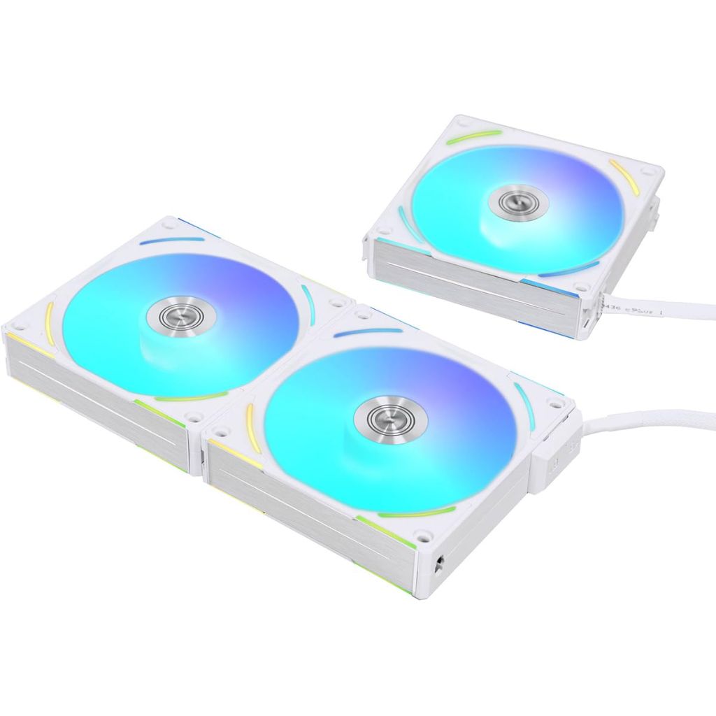 Lian Li UNI Fan AL120V2-3W RGB Triple Pack, White